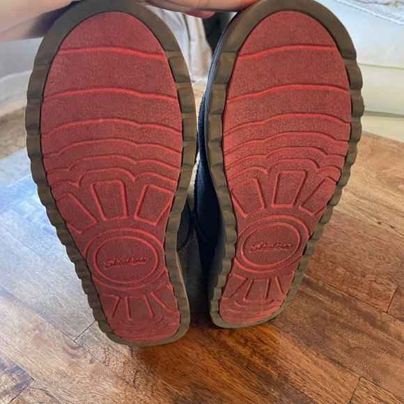 Skechers | Keepsakes 2.0 First Flurry Mid Calf Brown Suede Leather Boots Fur 7 - Picture 10 of 10